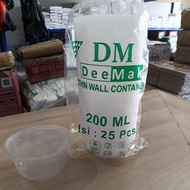 THIN WALL CONTAINER DM 200ml ROUND