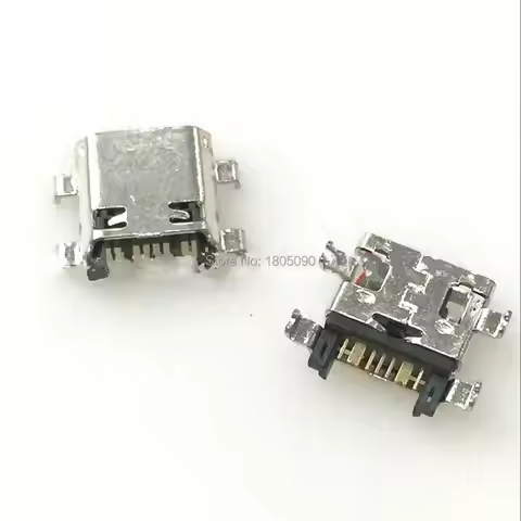 50pcs Micro USB 7Pin Jack Connector socket Data charging port tail plug For Samsung I8262 J5 J7 J500