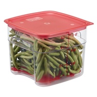 CAMBRO FreshPro Polycarbonate Food Storage Container Clear 6 QT Cover Drain Stand - 6 Liter Food Sto