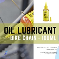 DECATHLON น้ำมันหล่อลื่น น้ำมันหล่อลื่นจักรยาน ในสภาพอากาศแห้งขนาด 100 มล. ( Bike Chain Oil Lubricant - 100ml ) จักรยาน CYCLING Maintenance Equipment BICYCLE