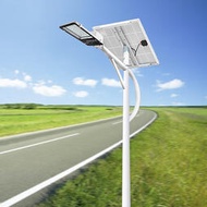 太陽能路燈戶外超亮高杆燈6米5m新農村大功率工程家用100w電線桿