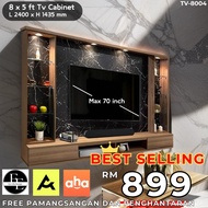 [EE LIFE DESIGN]  8 KAKI TV KABINET / 8ft x 5ft Tv Series / 8 FT Tv CABINET  / 8 KAKI TV CABINET [ F