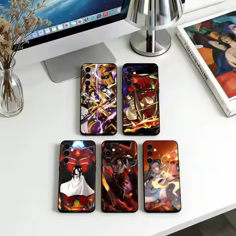 Shaman King Phone Case For Samsung Galaxy A73,A72,A71,A70,A53,A52,A51,Soft Black Cover
