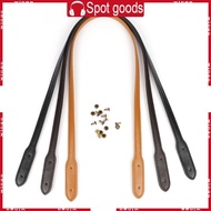 WIN Replacement Tote Bag Strap Elegant PU Leather Leaf Shape Extended Rivets Hand Band Accessories 7