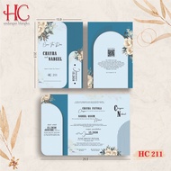 HC 211 Wedding Invitation Blanks Price | Best BC Blank Invitation Paper | FREE Setting File