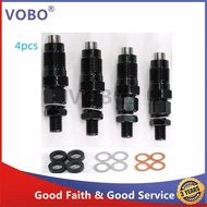 4 Pcs Diesel Fuel Injectors 1050780111 78-0111 105078-0111 For Mazda Bravo WL WLT Ford Courier 2.5L 