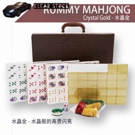Crystal Rummy 4Player Mahjong 3Player Lami Cinami Mahjong Crystal Gem Luxury Blinking Shinny