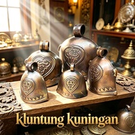 Kluntung klintingan brass cow necklace brass bell cow bell unit