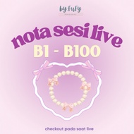 LIVE ONLY Session | Code B1-B100 | BY.FUFY