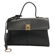 Cafune Handbag Purse leather black Direct from Japan Secondhand