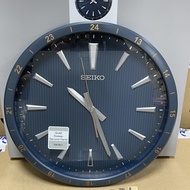 [TimeYourTime] Seiko Clock QXA802L Decorator Blue Analog Quartz Quiet Sweep Silent Movement Wall Clock QXA802