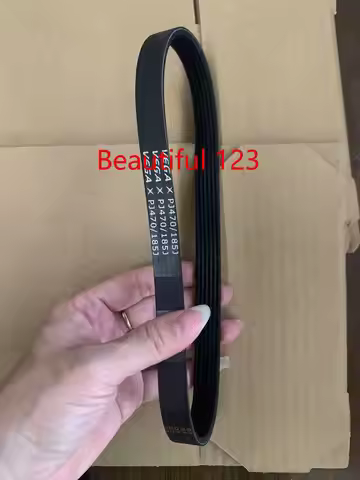 VEGA V-Belt PJ470 185J 3/4/5/6/7/8/9 Ribs Treadmill Motor Belt Rubber Multi Groove Belt Drive Belt