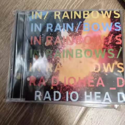Retro Radiohead Music 2CDs in Rainbows Album Compact Disc CD Walkman Car Play Songs Party Music Soun