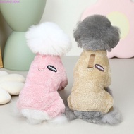 RADIANTBEAM Dog Jumpsuit, Warm Coat Puppy Pajamas, Plush Cute Soft Pullover Winter Pet Costume Poodl