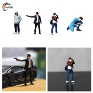 chulisia 1/64 Miniature People Figurine Hand Painted Resin Craft People Figure Diorama Figurines for