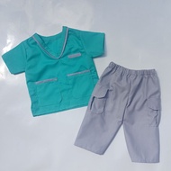 Dentist Scrub Suit, career costume costume for baby and kids