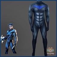 Batman Gotham Knight Comics Hero Nightwing Cosplay Costume Halloween Tights