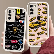 Casing for Infinix HOT Smart 5 11 8 12 6 10 Play Plus Soft White E102 Car Design