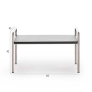 ชุดโซฟาหวายกลางแจ้งสุดหรู BUNISE P38 - เก้าอี้นอนหวายพร้อมโครงสแตนเลสดีไซน์ สำหรับวิลล่า โรงแรม และส