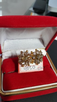 ANTING GIWANG EMAS PERMATA INTAN BERLIAN DIAMOND NATURAL BUNGA 22K