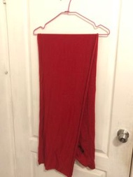 紅色圍巾 Zara