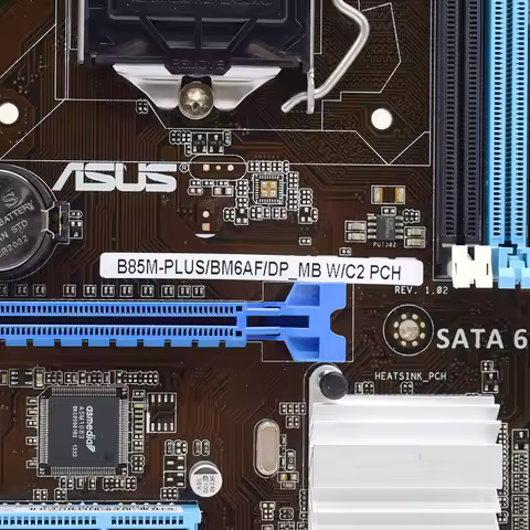 ASUS B85M-PLUS/BM6AF/DP_MB W/C2 PCH B85 LGA 1150 placa base compatible con i5-4590/4460 i7-4790 i3-4