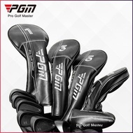 PGM Golf Club Head Cover Driver Fairway Wood Hybrid Putter Black Shadow Waterproof Golf Club Cover