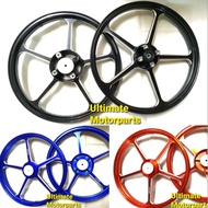 Y15ZR/Y125Z/LC135 5S/LC4S Kayama Rims FG505 Black/Orange/Blue Kayama505 125z Sport Rims Tubuless Aji