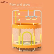 Trampoline Home Children's Indoor Bouncer Children's Toys Baby Dabble Bed Family Small Guard Net Jum