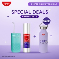 [FREE IU Tumbler] Colgate Blast Water Flosser + Colgate Optic White Purple Teeth Whitening Serum 40m