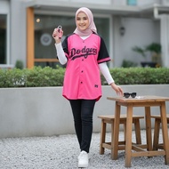 Dodgers Women's Baseball Jersey
