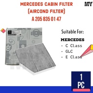 MERCEDES BENZ A2058350147 PENAPIS KABIN PENYAMAN UDARA - C CLASS/ E CLASS / E CLASS COUPE/ GLC AIRCO