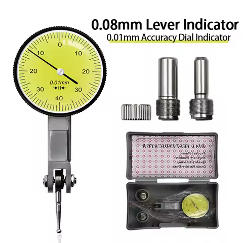 0-0.8mm Level Dial Indicator Magnetic Base Holder Micrometer Precision Indicators Measuring Tools Ho