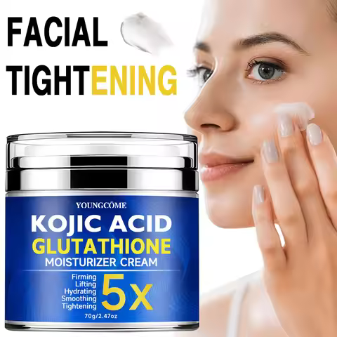 Kojic Acid Glutathione Face Cream Moisturiser Facial Anti Aging Smooth Skin Repair Fade Fine Line Wr