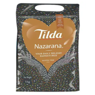 ทิลด้า ข้าวบาสมาติ นาซารานา 5 กิโลกรัม - Nazarana Basmati Rice 5kg Tilda brand