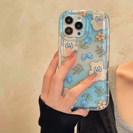 Good case Cute Flower Rabbit Case Compatible for Samsung Galaxy A55 5G A50 A34 A54 A14 A53 A22 A71 A10S A32 A12 A04 A50s A51 A31 A21S A20S A30s A04E A52s A04s A23 A52 A03 A20 A13 A11 A03s A30  Phone Casing Soft Transparent TPU Silicone Shockproof Clear Co