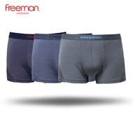 Combo 3 Quần lót boxer nam Freeman chất liệu thun lạnh cao cấp mềm mịn thoáng mát 6529