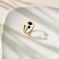 Ar-Kang Collection AKR817/ AKR818/ AKR819 แหวนเงินแท้ หินแท้ Black Agate Labradorite Ethiopian Opal