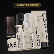 BASED Deluxe Curly Kit | Curl Mousse, Curl Gel, Curl Re Spray, Curl Cream, Leave-In Conditioner, Sha