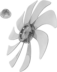 LIFKOME 14 Inch Fan Blade 9 Leaves Fan Blade Replacement Electric Fan Blades Part Metal Fans Accesso