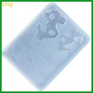 Ong Miniature Food Play Mold Mini Bread Biscuit Cake Silicone Mould Moon Clay Molds