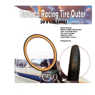 Ewanta Bicycle Tire – 20 x 1.25 (406) Gumwall (1 Pc)