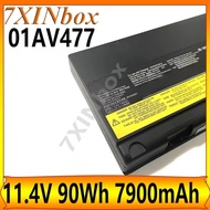 7XINbox SB10H45078 01AV477 11.4V 90Wh 7900mAh Battery for Lenovo P50 P51 P52 00NY493 00NY492 77+