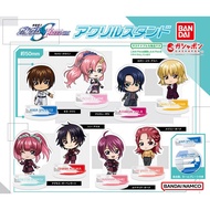BANDAI BANDAI Gacha SEED Gundam Acrylic Stand Kiraks Aslanca Calime Bell