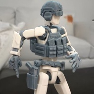 t13 action figure action figure Multi-Joint Action Figure Police Suit dummy13 Educational Assembly 3