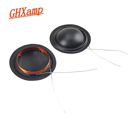 GHXAMP 25.4mm Speaker Voice Coil 4 Ohm Silk Membrane Tweeter Coil Unilateral Outlet For Repair 25.5 