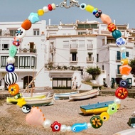 ARIENZO MISMTACH SUMMER GLASS PEARL NECKLACE