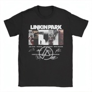 COD[COD] Metal Rock Linkin Park Original Printed T-Shirt-Soft Combed Cotton  Black  Size S-3XL  3 Da