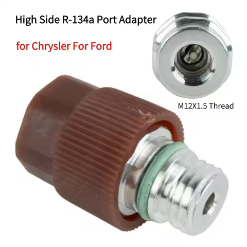 High Side R-134a Port Adapter for Chrysler For Ford A/C Service Valve Cores Conditioner A/C Valve Co