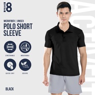 Prime8 x 888.co Aerofit Polo Shortsleeve Microfiber Dryfit Tshirt Jersey Sport Baju T Shirt Men Wome